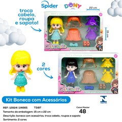 BONECA C/ ACESSORIOS