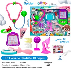 KIT HORA DO DENSTISTA 13 PCS