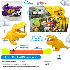 PISTA RADICAL DINOSSAURO 13 PECAS