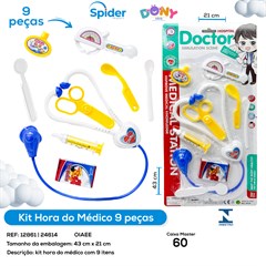 KIT HORA DO MEDICO 9 PCS