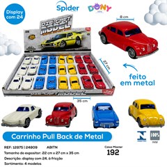 CARRO PULL BACK METAL