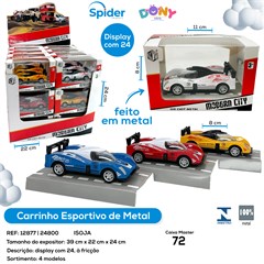 CARRO DE CORRIDA METAL