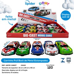 CARRO PULL BACK METAL