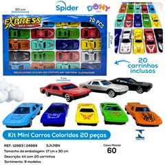 MINI CARROS COLORIDOS 20 PCS