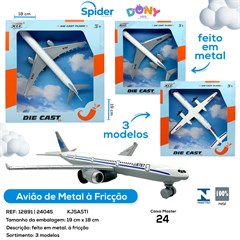 AVIAO PULL BACK METAL