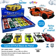 CARRO PULL BACK GT METAL