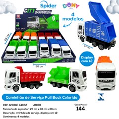 CAMINHAO DE SERVICO PULL BACK