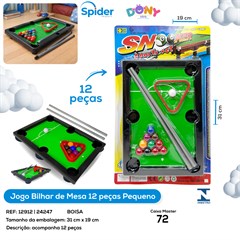 BILHAR DE MESA PEQUENO