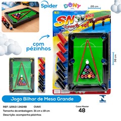 BILHAR DE MESA GRANDE