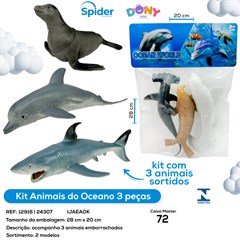 KIT ANIMAIS DO OCEANO