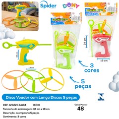 DISCO VOADOR COM LANCA DISCOS