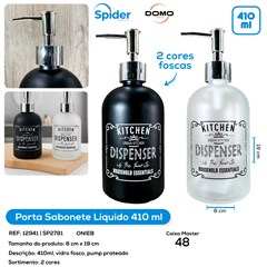 PORTA SABONETE LIQUIDO 410ML