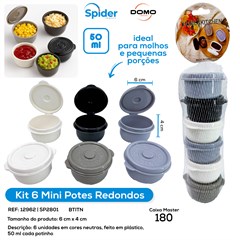 KIT 6 POTES
