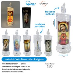 LUMINARIA DECORATIVA VELA ARTIGOS RELIGIOSOS