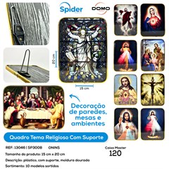 QUADRO RELIGIOSO C SUPORTE PARA MESA