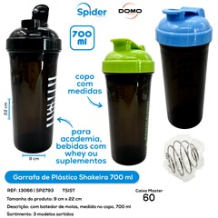 SHAIKERA/ GARRAFA DE PLASTICO 700ML