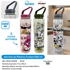 GARRAFA DE PLASTICO 600ML
