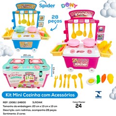 KIT COZINHA COM ACESSORIOS